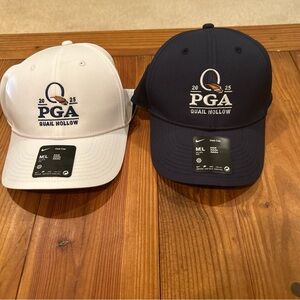 Nike PGA Quail Hollow Caps - White and Navy